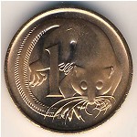 Австралия, 1 цент (1966–1984 г.)