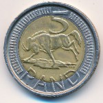 South Africa, 5 rand, 2007