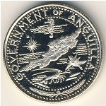 Anguilla, 1 dollar, 1969–1970