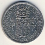 Southern Rhodesia, 1/2 crown, 1948–1952
