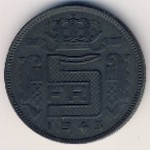 Belgium, 5 francs, 1941–1947