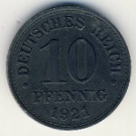 Германия, 10 пфеннигов (1917–1922 г.)