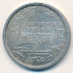 French Oceania, 1 franc, 1949