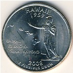 USA, Quarter dollar, 2008