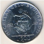 Italy, 500 lire, 1975