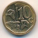 ЮАР, 10 центов (2010 г.)