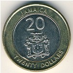 Jamaica, 20 dollars, 2000–2006