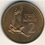 Zambia, 2 ngwee, 1982–1983