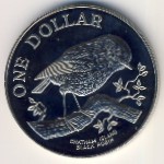 New Zealand, 1 dollar, 1984