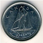 Канада, 10 центов (2002 г.)