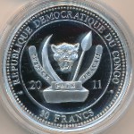 Конго, Демократическая республика, 30 франков (2011 г.)