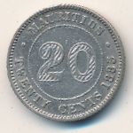 Маврикий, 20 центов (1877–1899 г.)