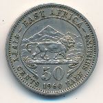 Восточная Африка, 50 центов (1954–1963 г.)
