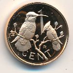 Виргинские острова, 1 цент (1973–1984 г.)