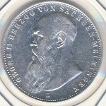 Саксен-Мейнинген, 2 марки (1902 г.)