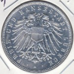 Любек, 5 марок (1904–1913 г.)