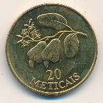 Mozambique, 20 meticals, 1994