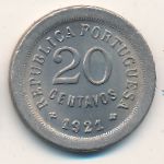 Portugal, 20 centavos, 1920–1922
