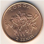 Тонга, 2 сенити (2002–2004 г.)