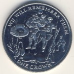 Isle of Man, 1 crown, 2014