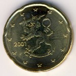 Finland, 20 euro cent, 1999–2006
