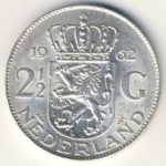 Netherlands, 2 1/2 gulden, 1959–1966