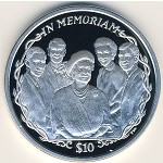 Виргинские острова, 10 долларов (2002 г.)