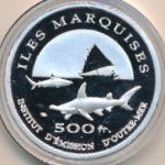 Маркизские острова, 500 франков (2014 г.)