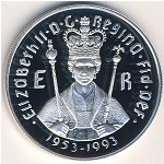 Jamaica, 10 dollars, 1993