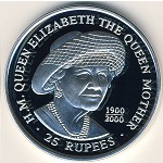 Сейшелы, 25 рупий (2000 г.)