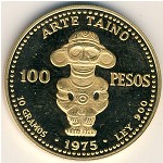 Dominican Republic, 100 pesos, 1975