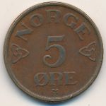 Норвегия, 5 эре (1952–1957 г.)