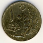 Turkey, 10 kurus, 1926–1928