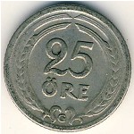 Sweden, 25 ore, 1921–1947