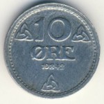 Norway, 10 ore, 1941–1945