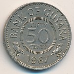 Гайана, 50 центов (1967 г.)