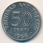 Тринидад и Тобаго, 50 центов (1966–1971 г.)
