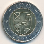 Ghana, 100 cedis, 1991–1999