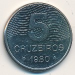 Бразилия, 5 крузейро (1980–1984 г.)