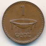 Фиджи, 1 цент (1986–1987 г.)
