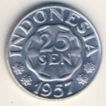 Индонезия, 25 сен (1955–1957 г.)