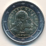 Italy, 2 euro, 2014