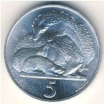 San Marino, 5 lire, 1975