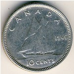 Canada, 10 cents, 1937–1947