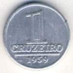 Brazil, 1 cruzeiro, 1957–1961
