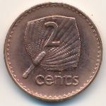 Фиджи, 2 цента (1990–2005 г.)