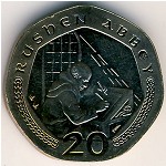 Isle of Man, 20 pence, 2000–2003