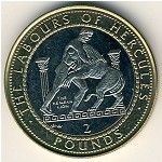 Gibraltar, 2 pounds, 1997