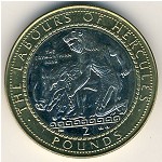 Gibraltar, 2 pounds, 1998
