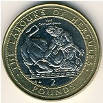 Gibraltar, 2 pounds, 1999